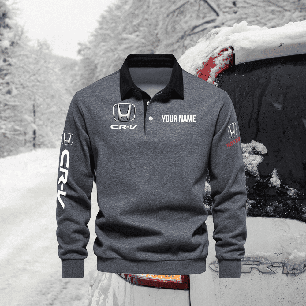 HD CRV Long Sleeve Polo Shirt