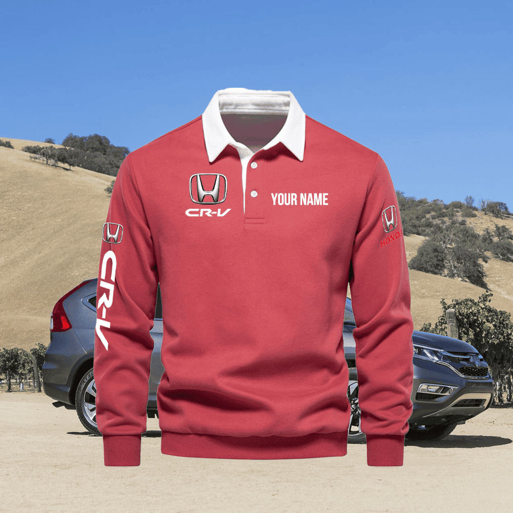 HD CRV Long Sleeve Polo Shirt