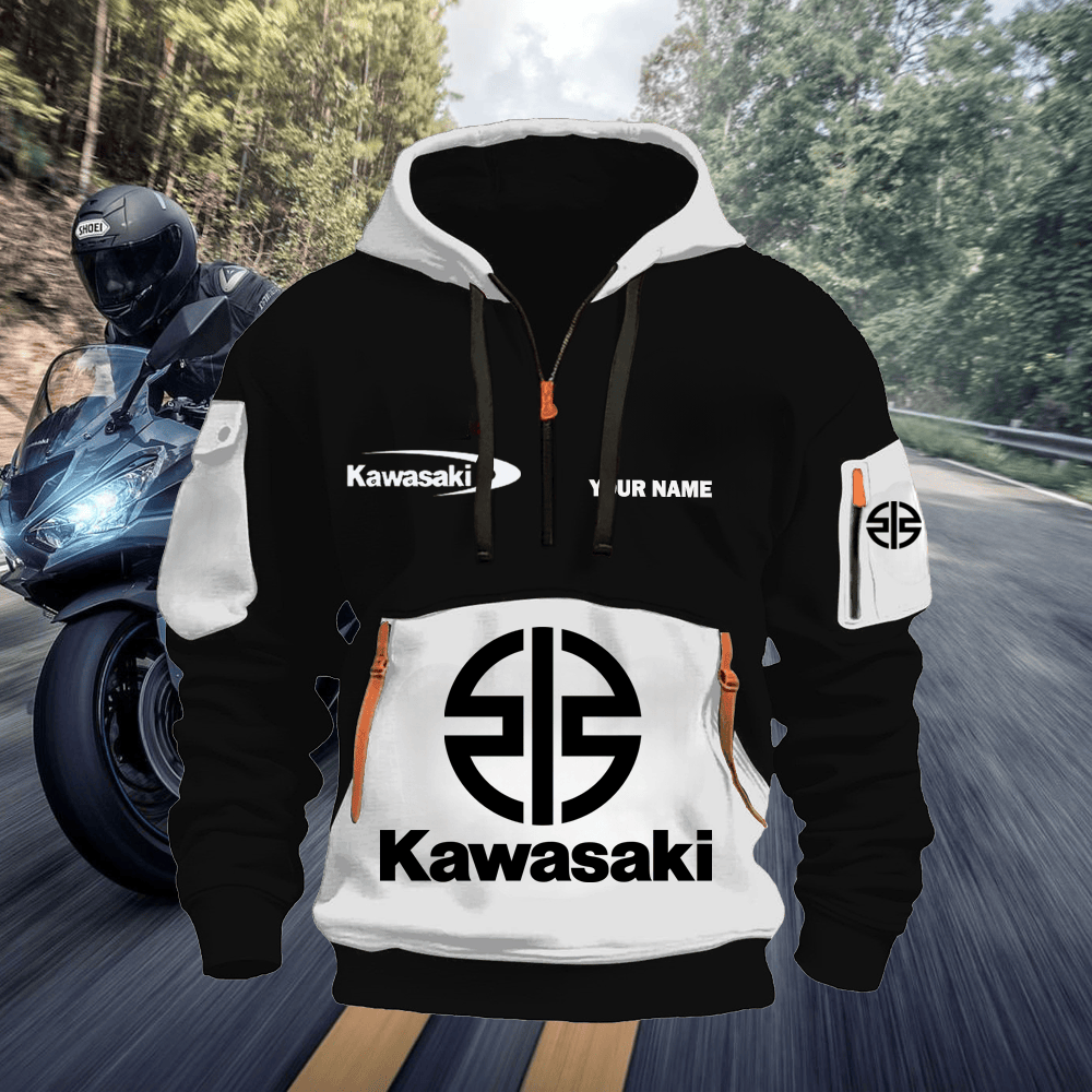 KK Custom Name Quarter Zipper Hoodie