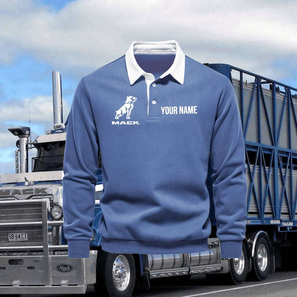 MK Long Sleeve Polo Shirt