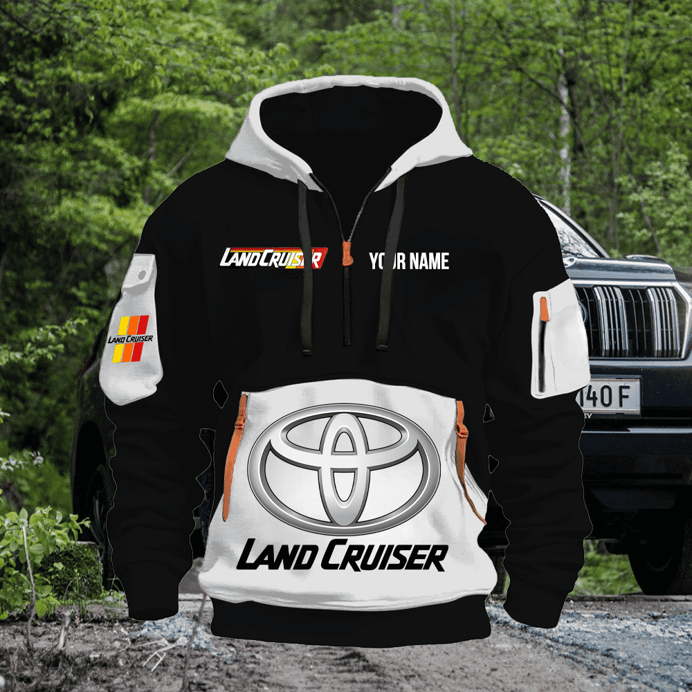 TY LC Custom Name Quater Zip Hoodie