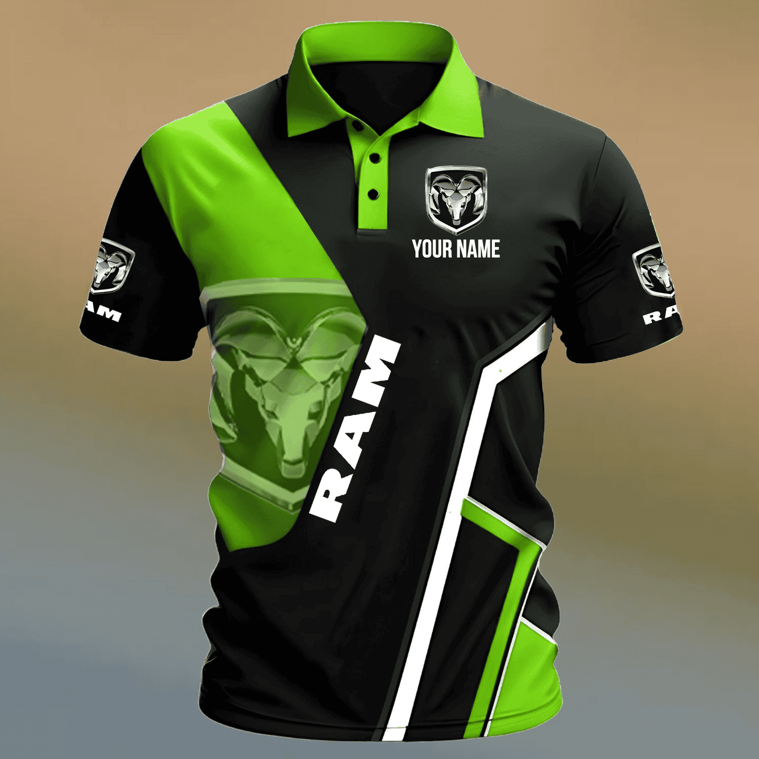 Ram custom name Polo Shirts
