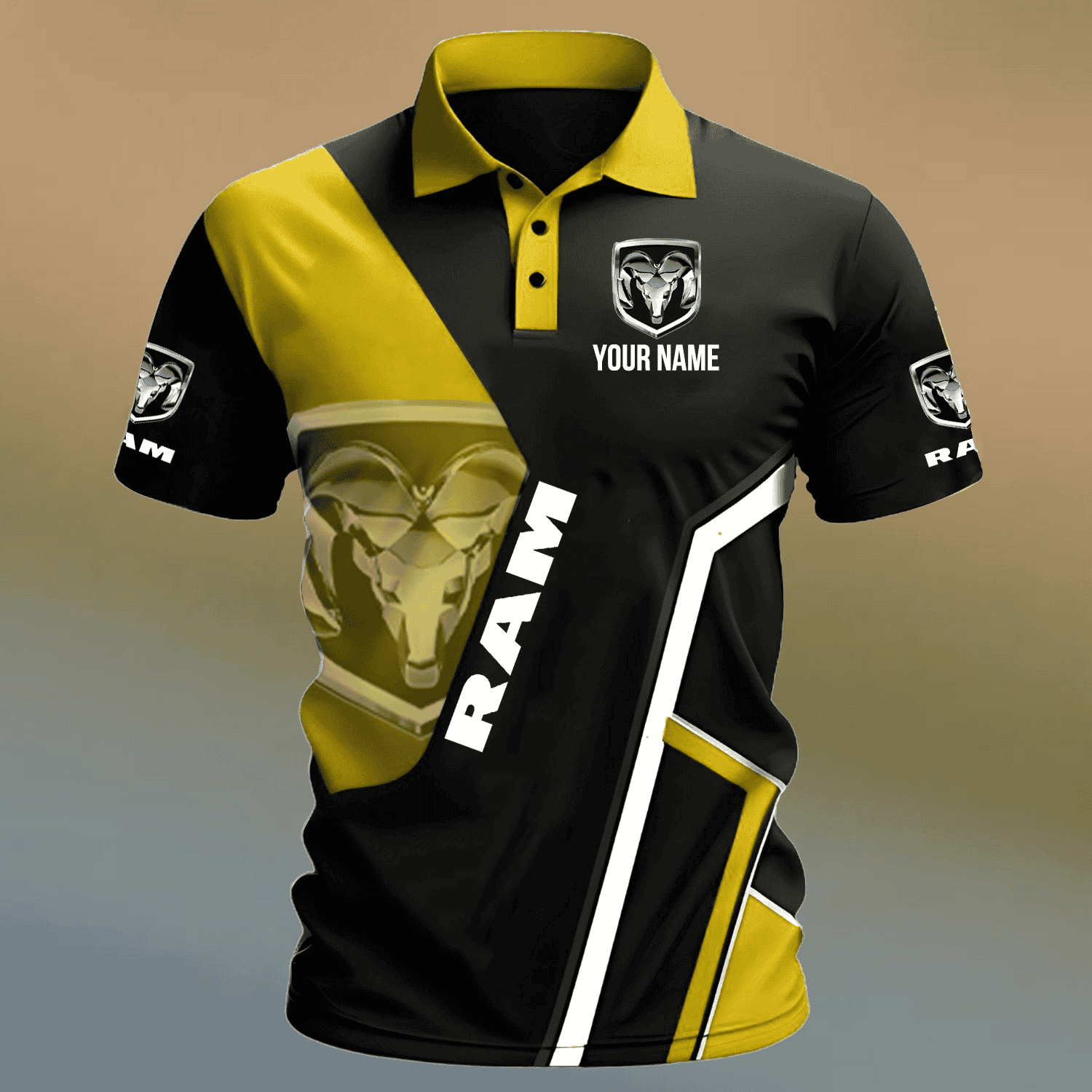 Ram custom name Polo Shirts