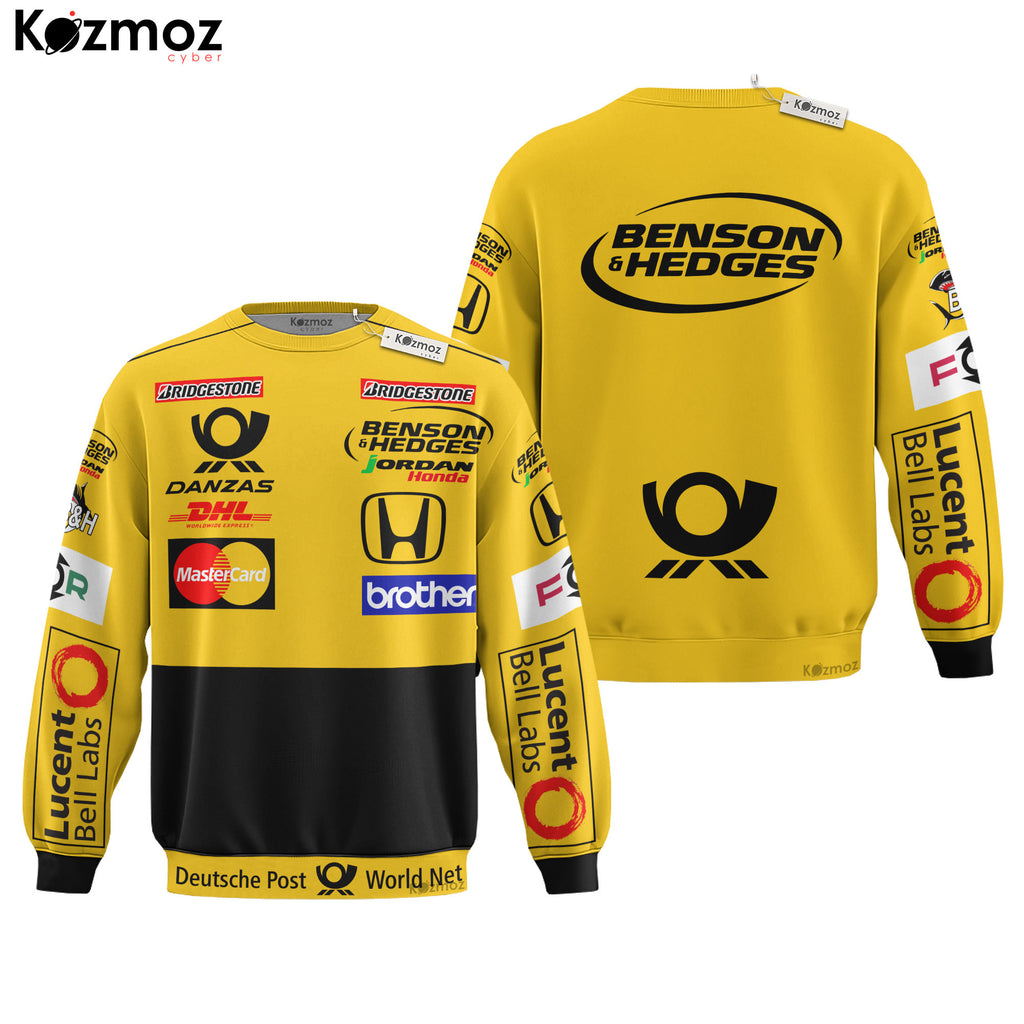 Jarno Trulli Racing Costume 2001 Collection – Jordan Racing Team