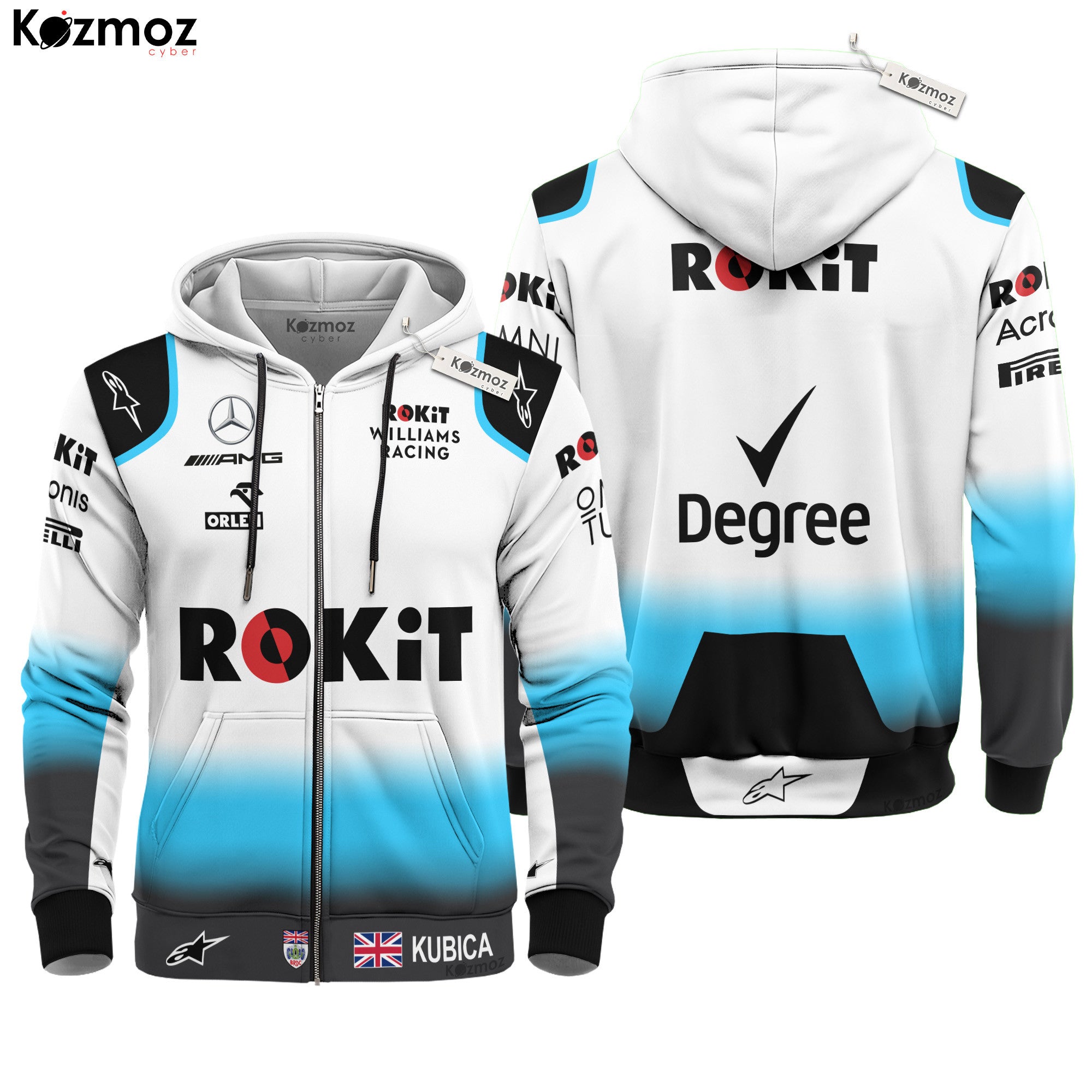 Robert Kubica Racing Costume 2019 Collection – Williams Racing Team