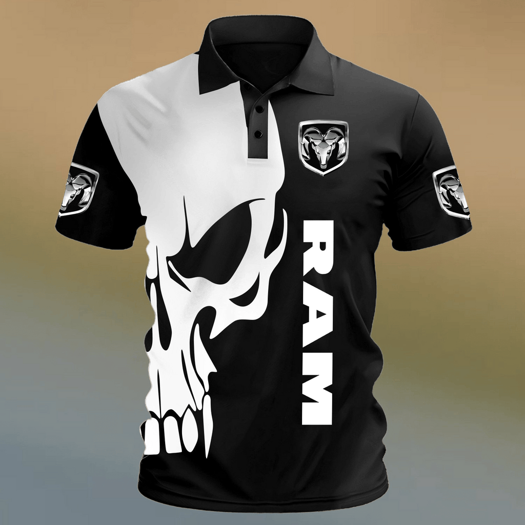 Ram custom print name Polo Shirts