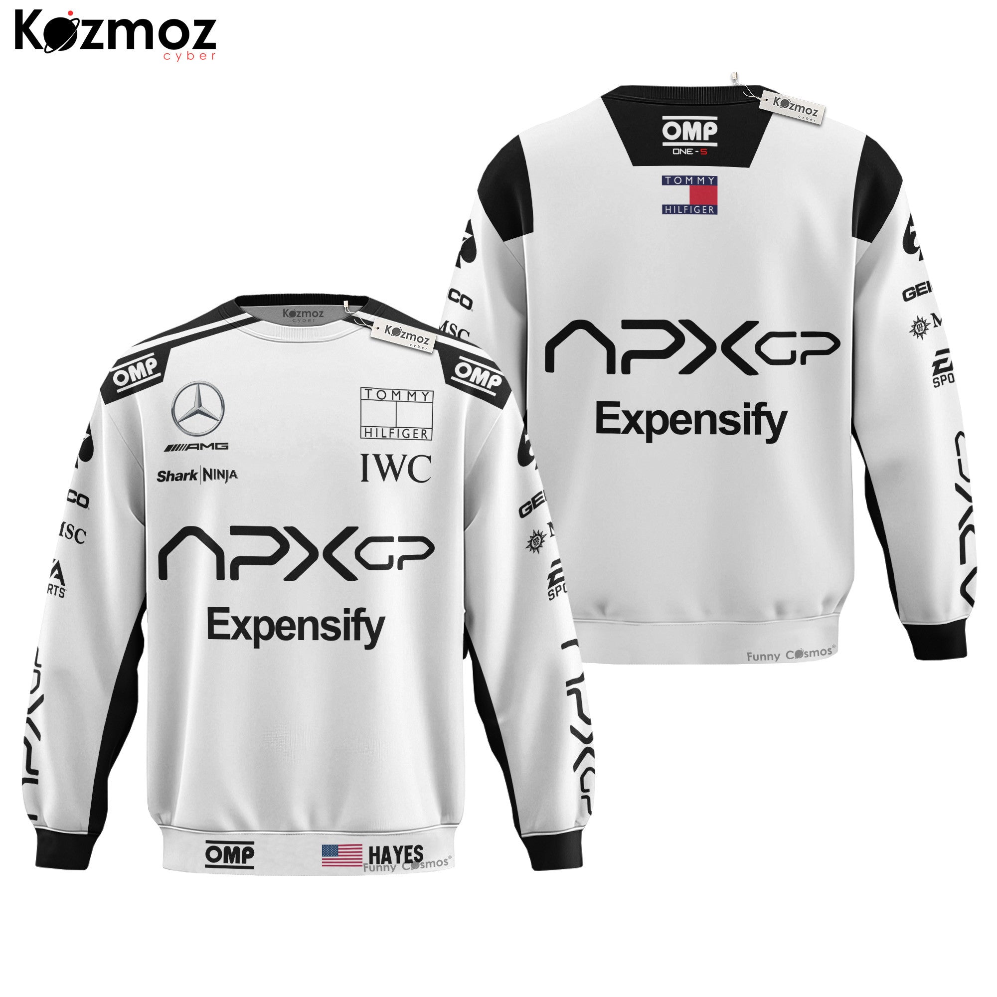 Brad Pitt Racing Suit Sonny Hayes Film Costume (White Version) Collection - Movie