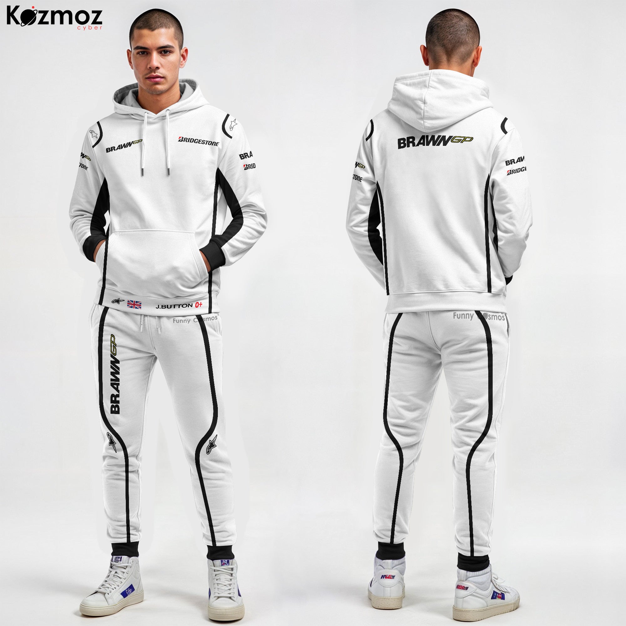 Jenson Button Racing Costume 2009 Collection – Brawn GP  Racing Team