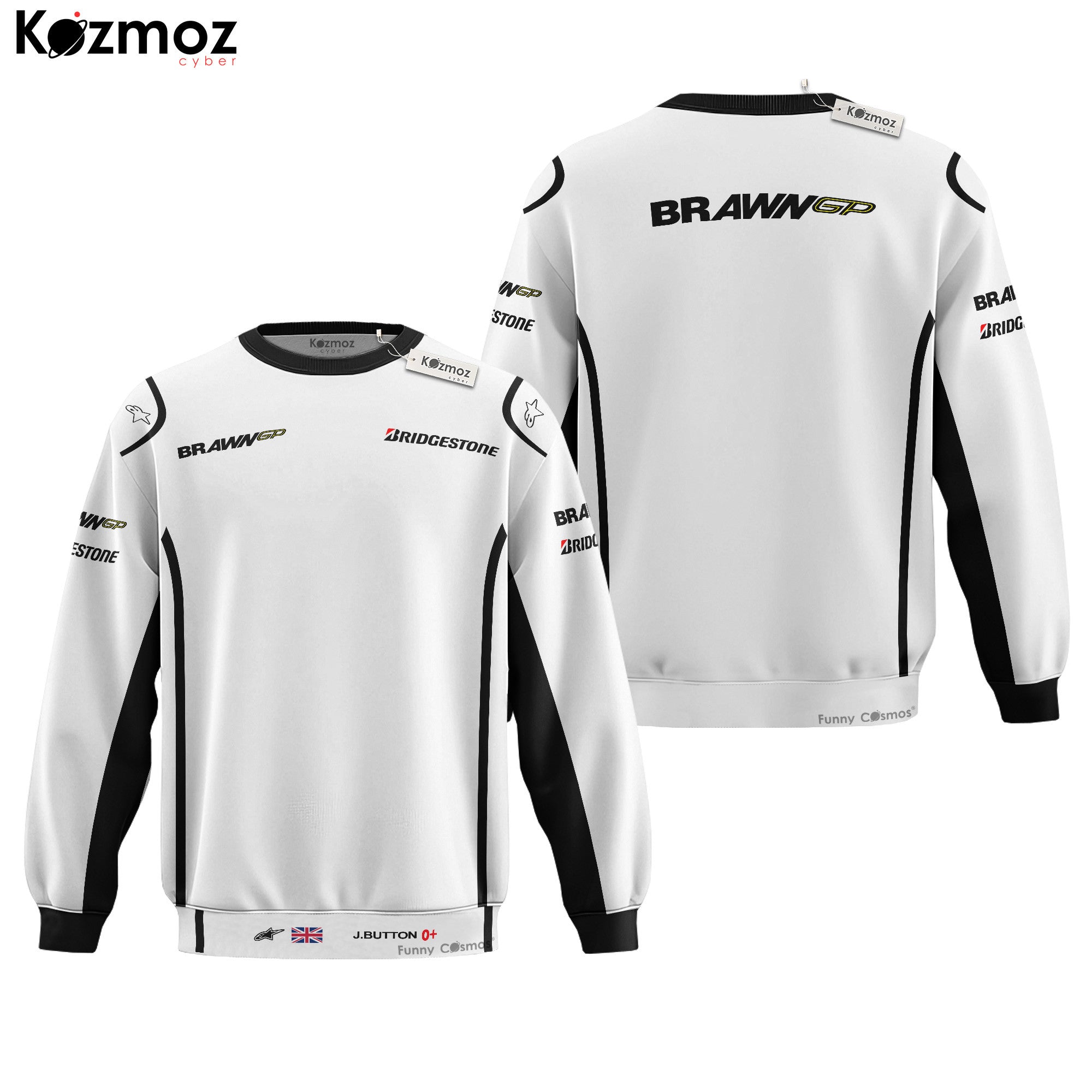 Jenson Button Racing Costume 2009 Collection – Brawn GP  Racing Team