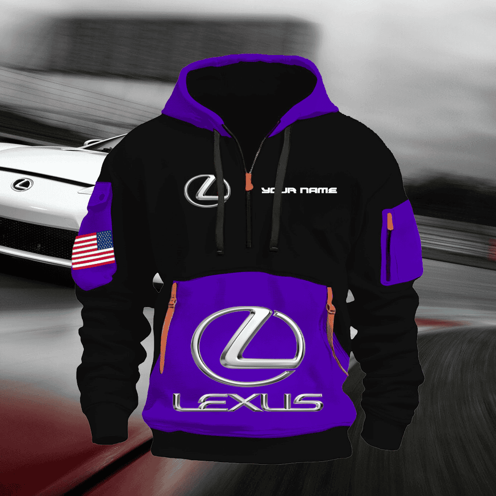 LX Custom Name Quarter Zipper Hoodie