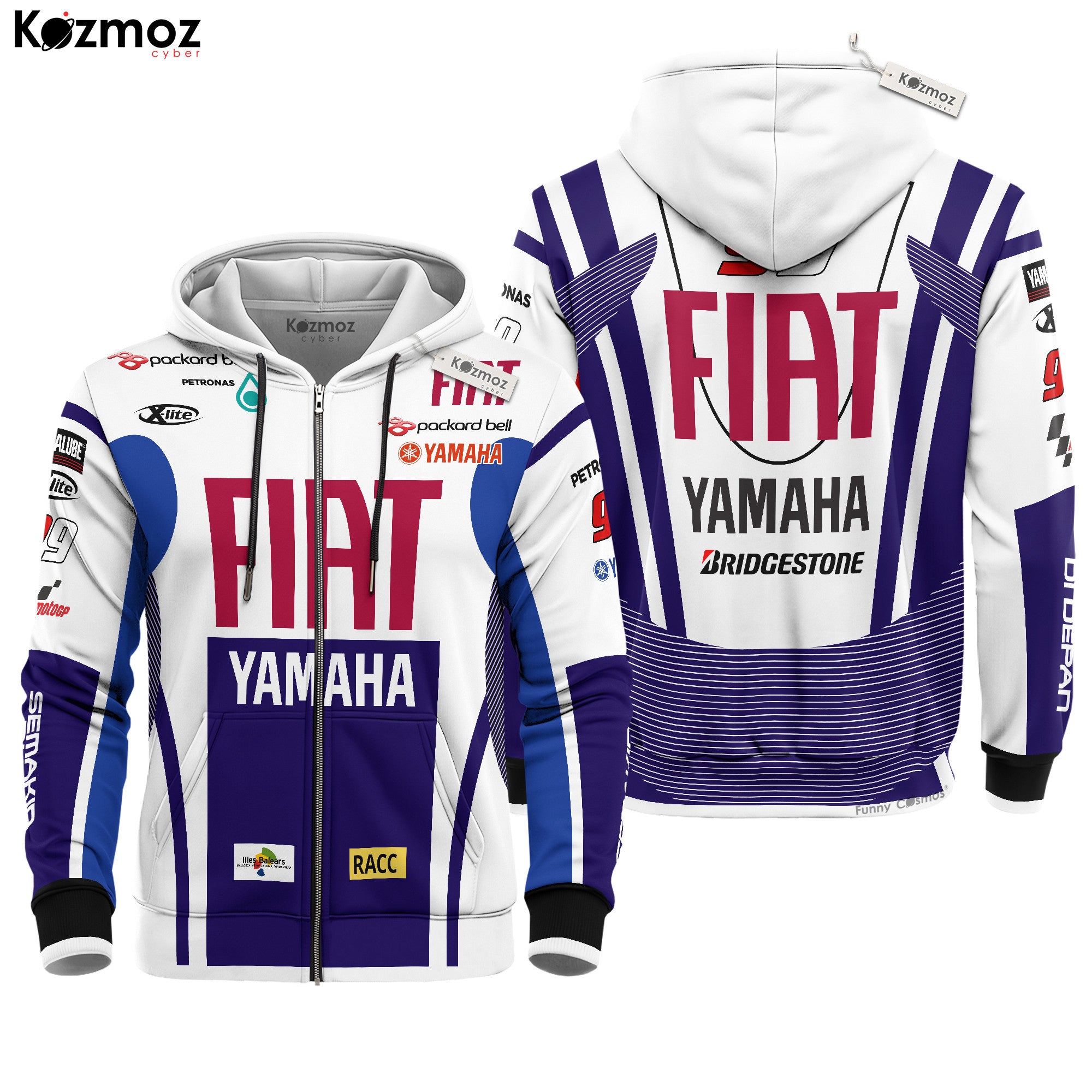 Jorge Lorenzo Racing Costume Fiat 2010 Collection – Yamaha MotoGP Racing Team