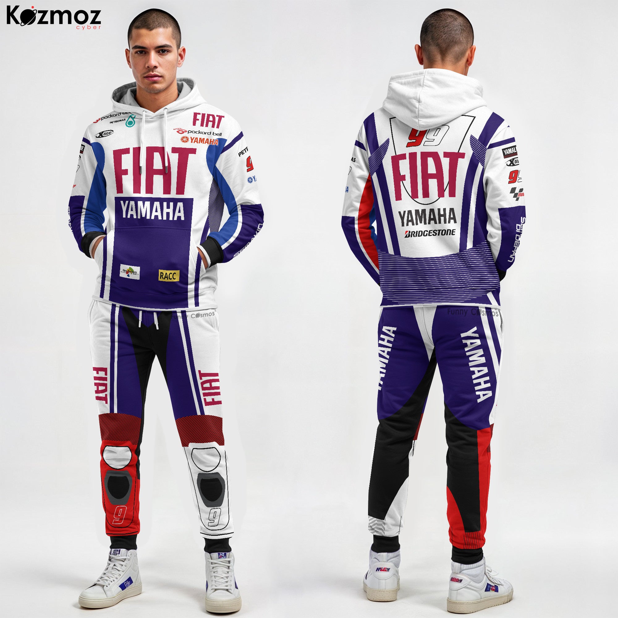 Jorge Lorenzo Racing Costume Fiat 2010 Collection – Yamaha MotoGP Racing Team