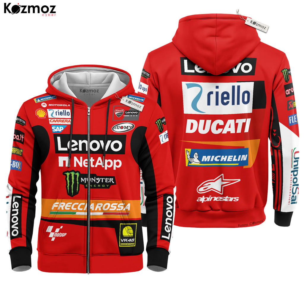 Francesco Bagnaia Racing Costume 2023 Collection – Ducati MotoGP Racing Team