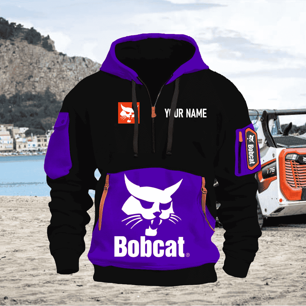 BC Custom Name Quarter Zipper Hoodie