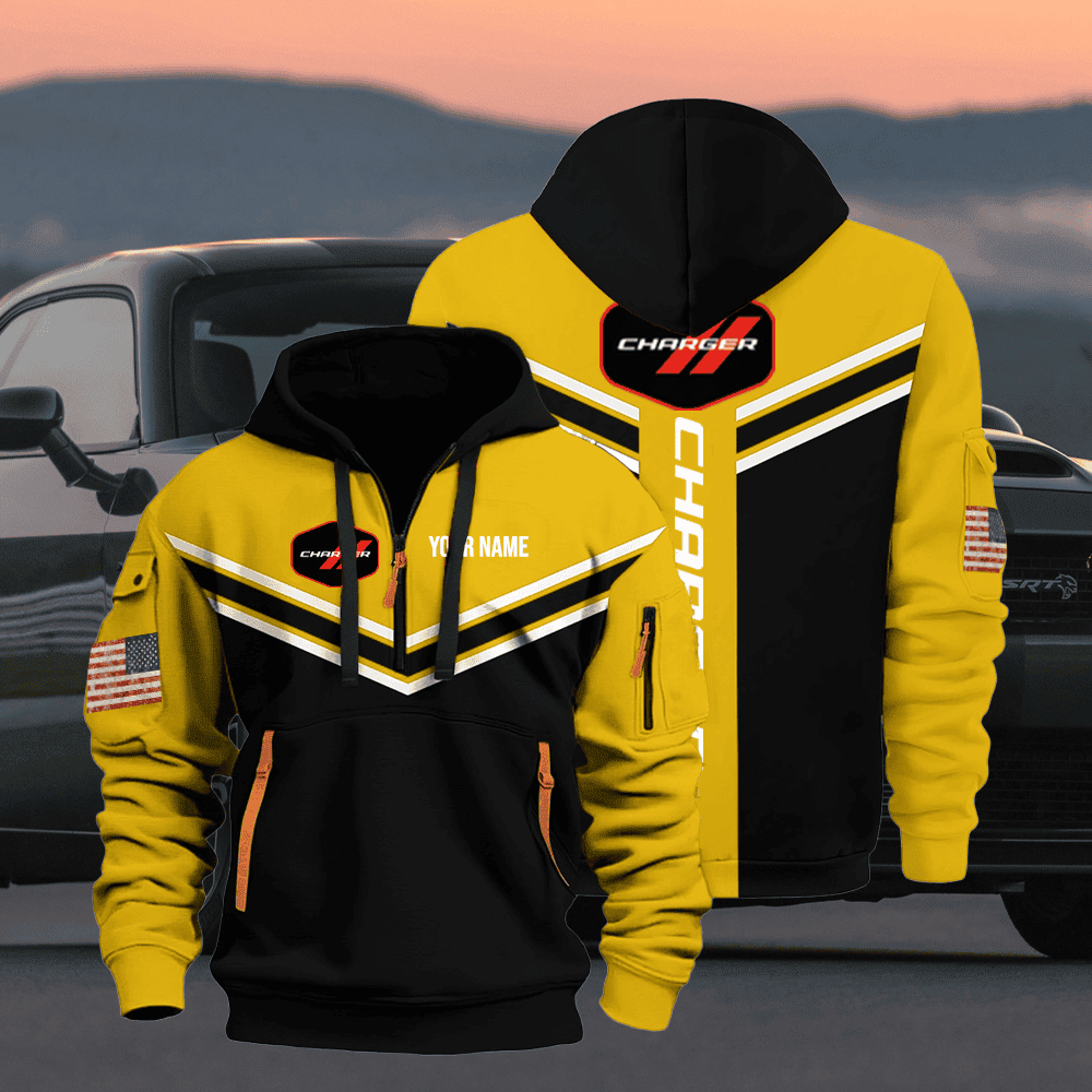 DG CG custom name quarter zipper jacket