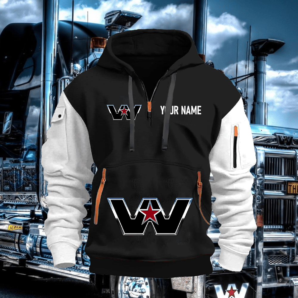 WS Custom Name Quarter Zipper Hoodie
