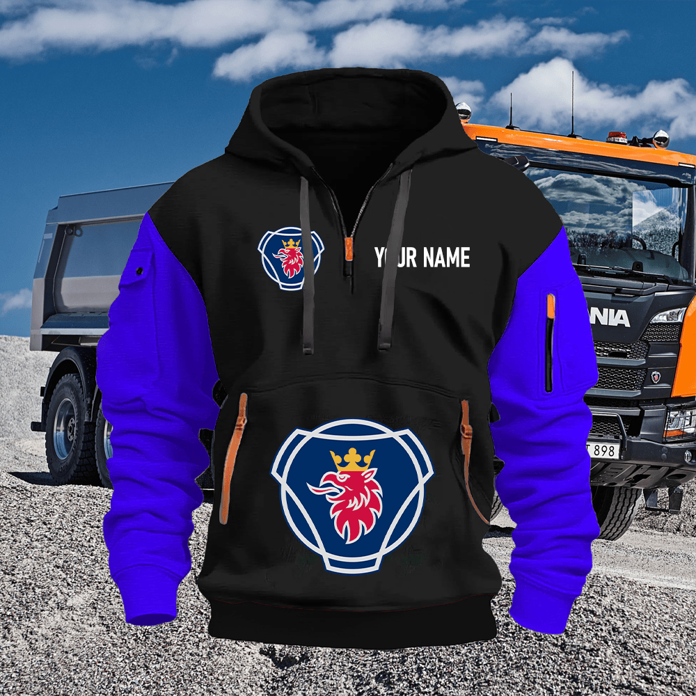 SC Custom Name Quarter Zipper Hoodie