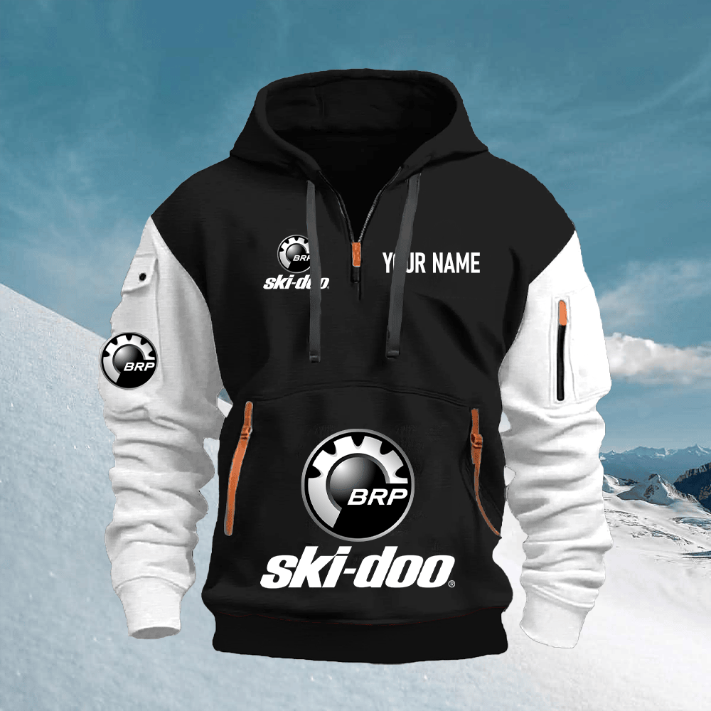 SKD Custom Name Quarter Zipper Hoodie