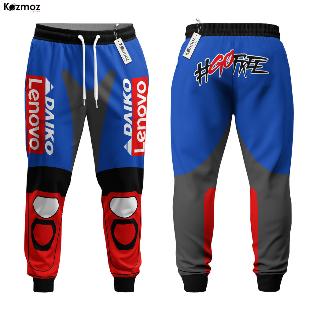 Francesco Bagnaia Racing Costume 2024 Blue Livery Collection - Ducati MotoGP Racing Team