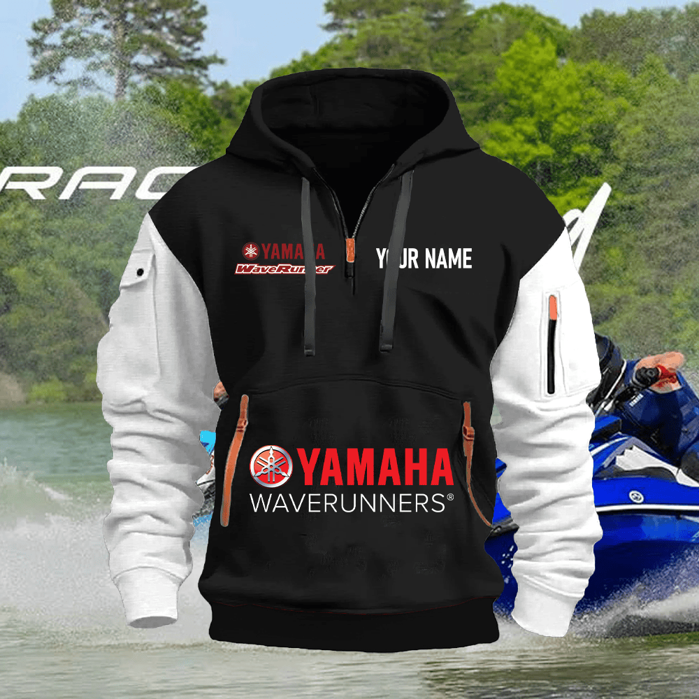 YA Custom Name Quarter Zipper Hoodie