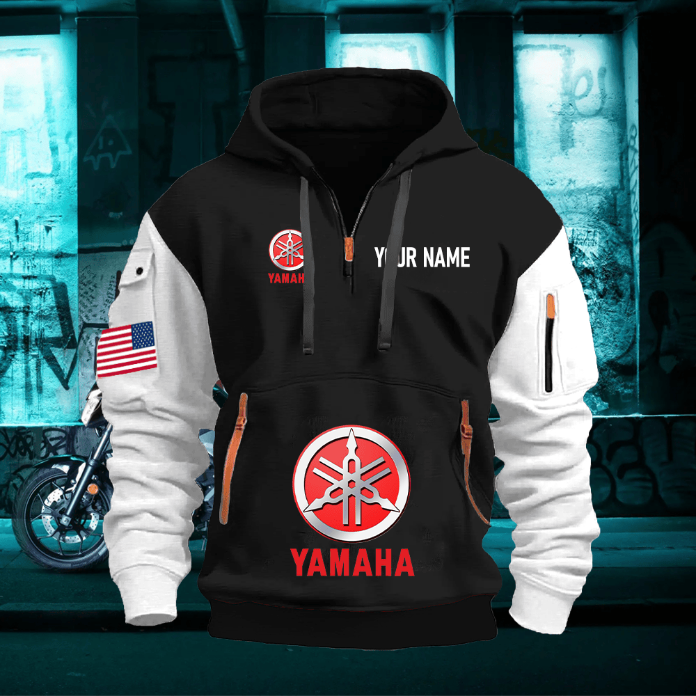 YA Custom Name Quarter Zipper Hoodie