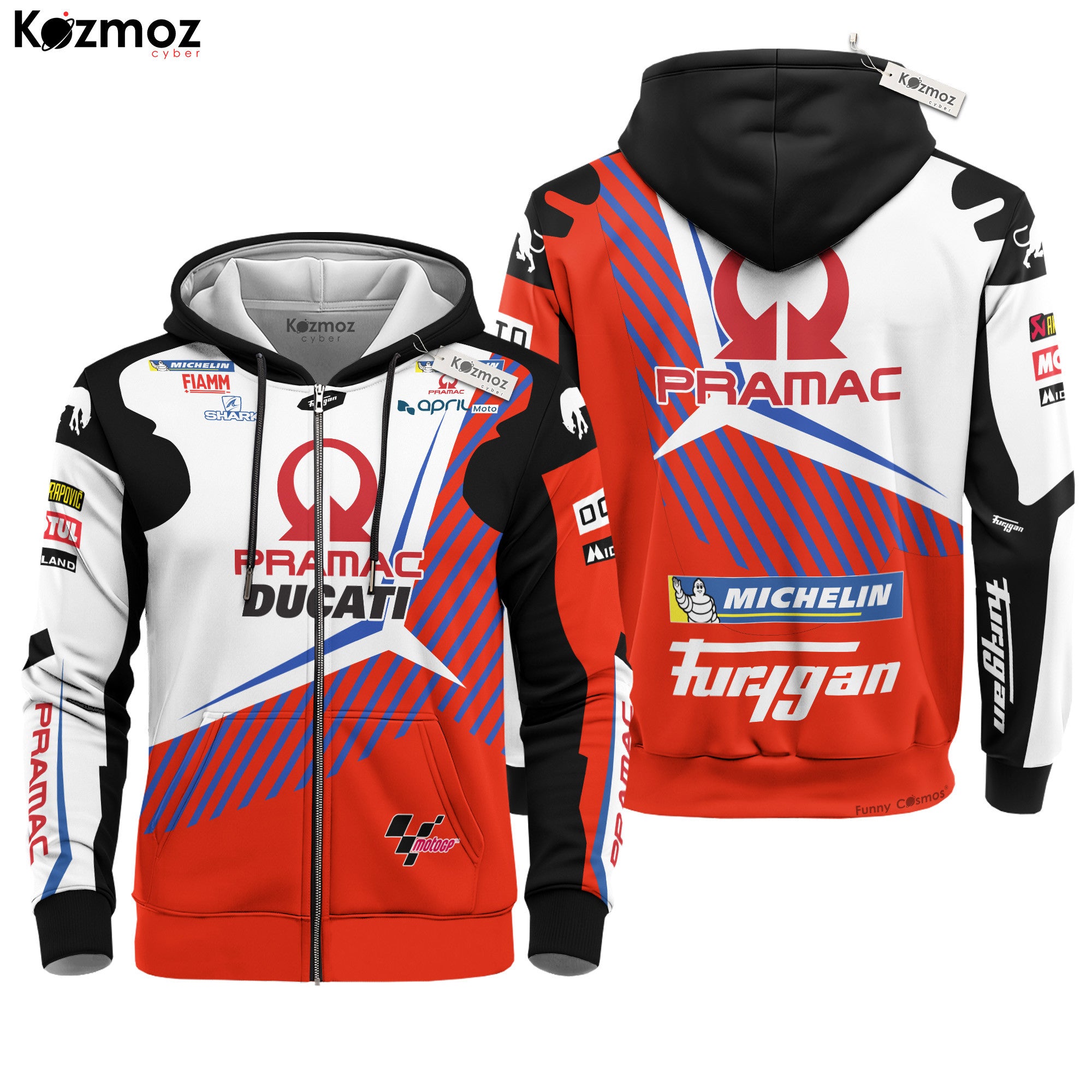 Johann Zarco Racing Costume Suit 2021 Pramac Ducati MotoGP Team