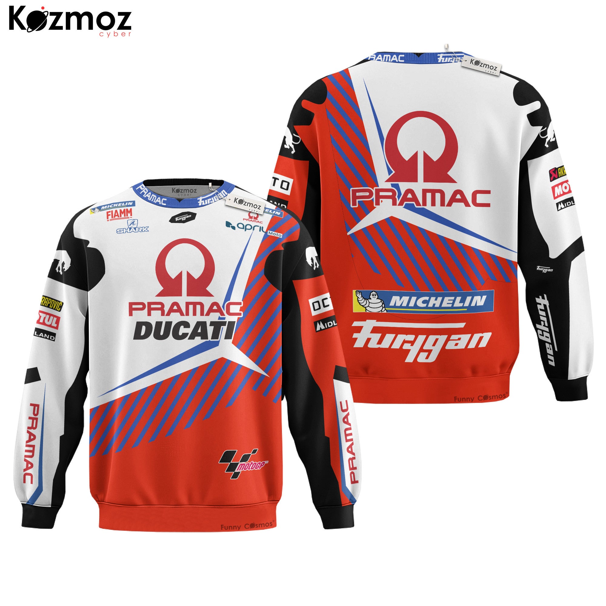 Johann Zarco Racing Costume Suit 2021 Pramac Ducati MotoGP Team