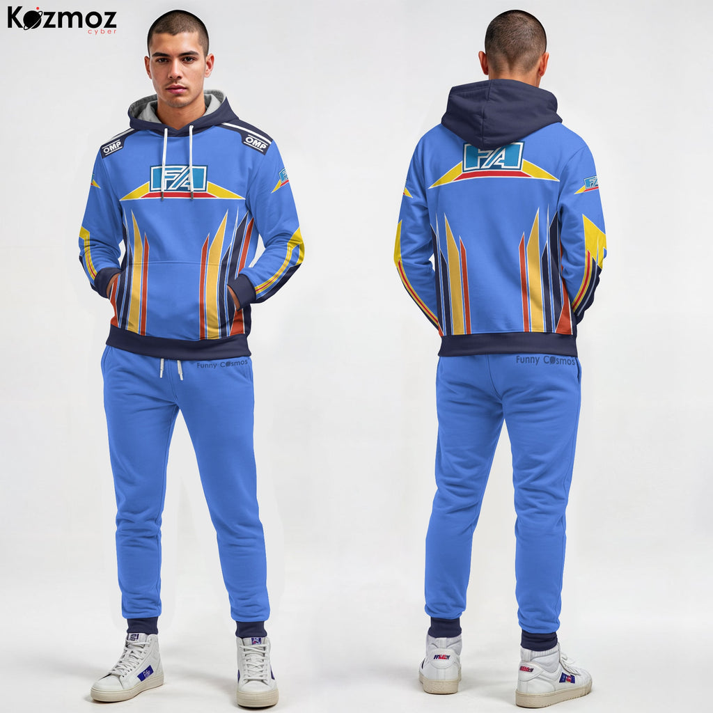 Fernando Alonso Kart Racing Costume Suit
