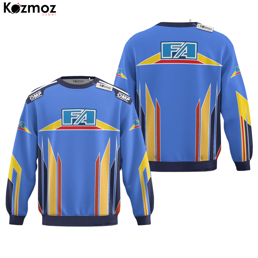 Fernando Alonso Kart Racing Costume Suit