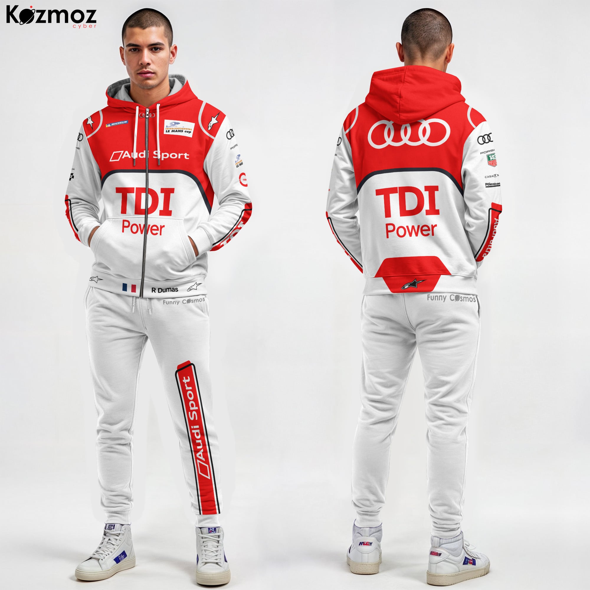 Romain Dumas Racing Costume Suit 2011– Audi Sport TDI Power Team