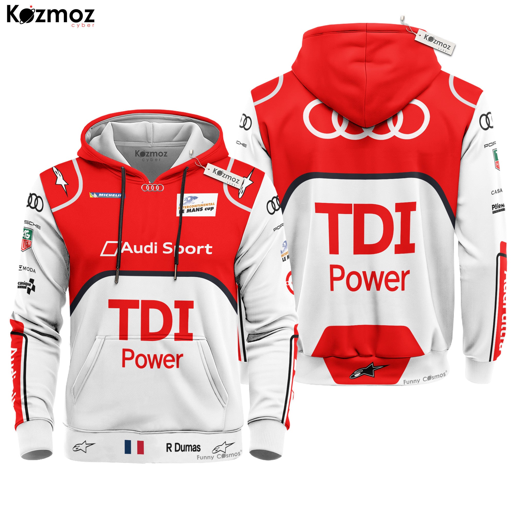 Romain Dumas Racing Costume Suit 2011– Audi Sport TDI Power Team