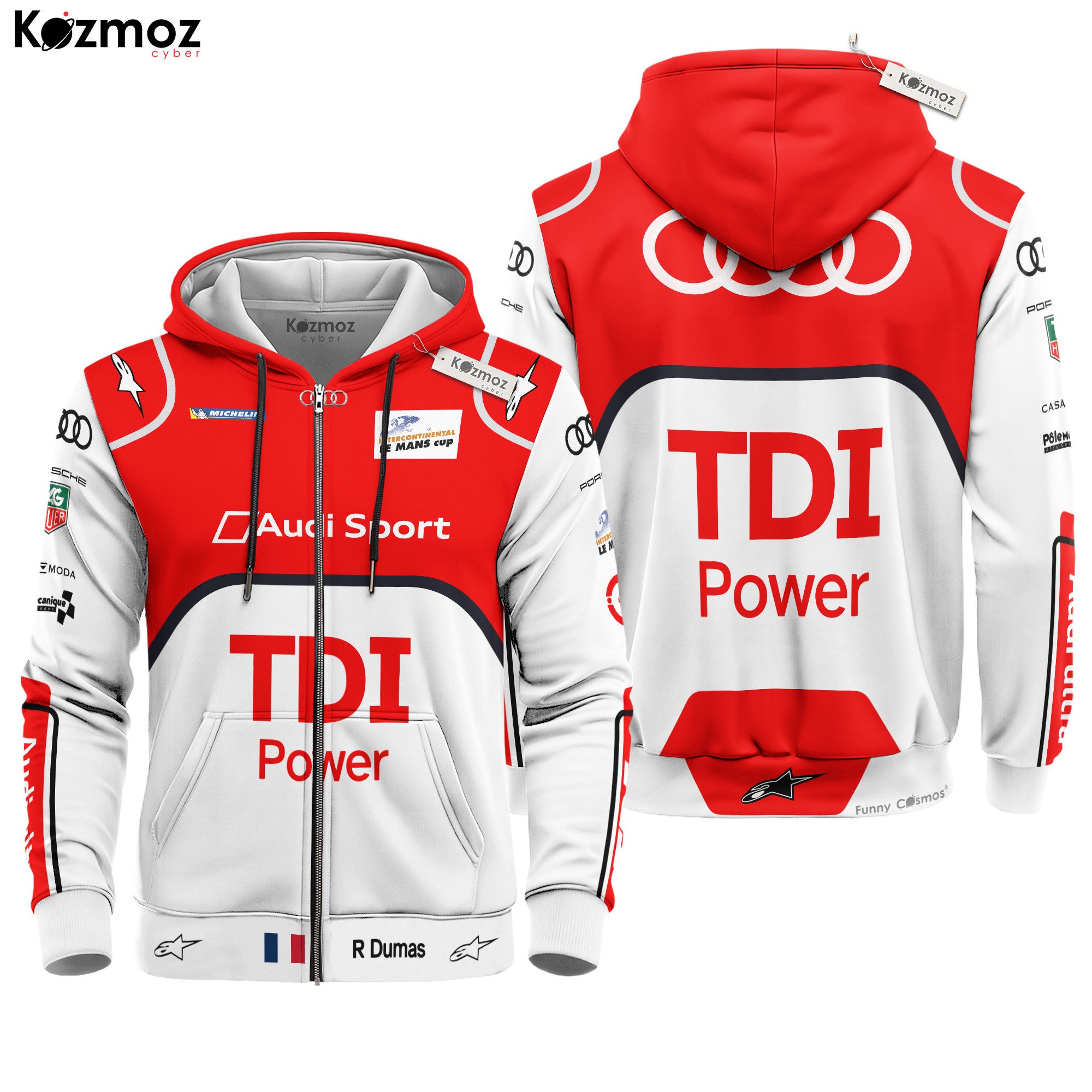 Romain Dumas Racing Costume Suit 2011– Audi Sport TDI Power Team