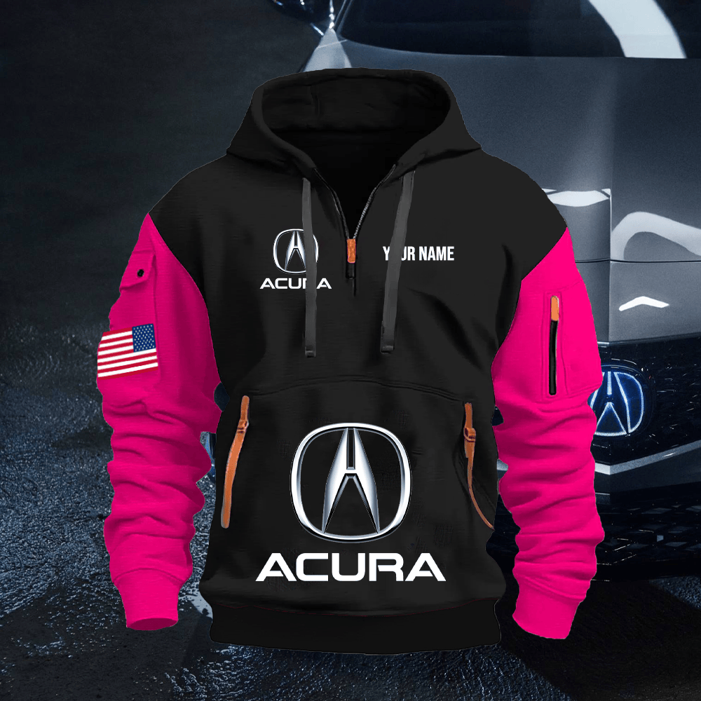 ACR Custom Print Name Quarter Zipper Hoodie
