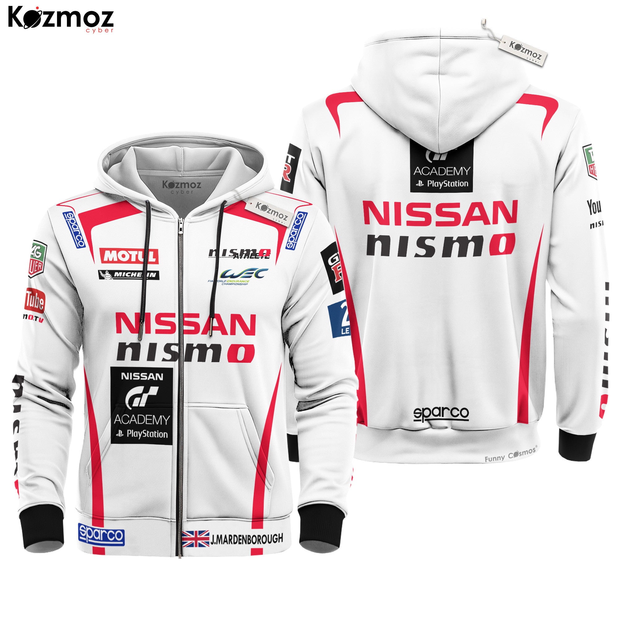 Jann Mardenborough Racing Costume Suit 2015 Nissan NISMO LMP1 Team