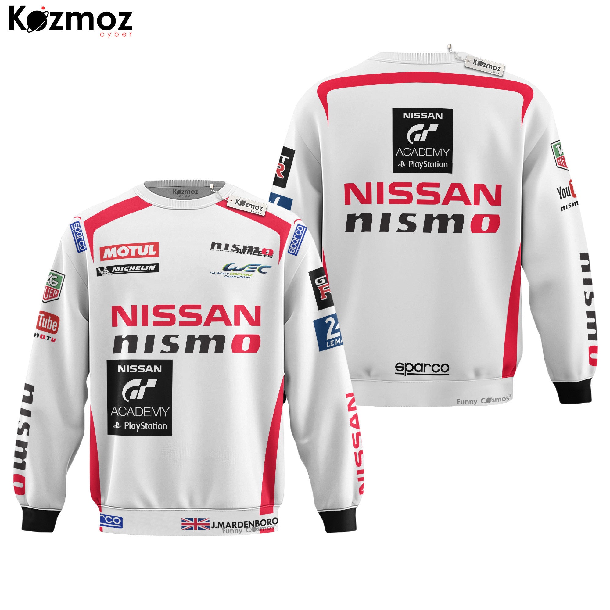 Jann Mardenborough Racing Costume Suit 2015 Nissan NISMO LMP1 Team