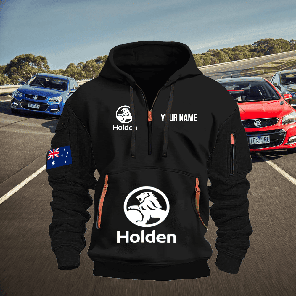 HOL Custom Name Quarter Zipper Hoodie
