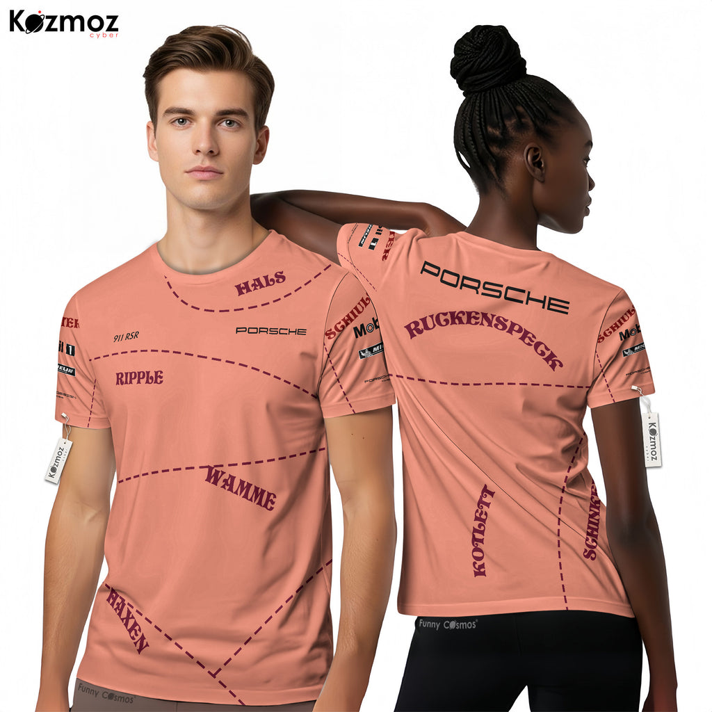 Kévin Estre Porsche Pink Pig Costume Racing Suit