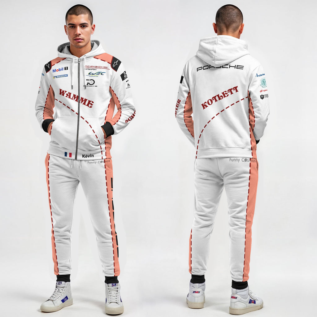 Kévin Estre Porsche Pink Pig Costume Racing Suit