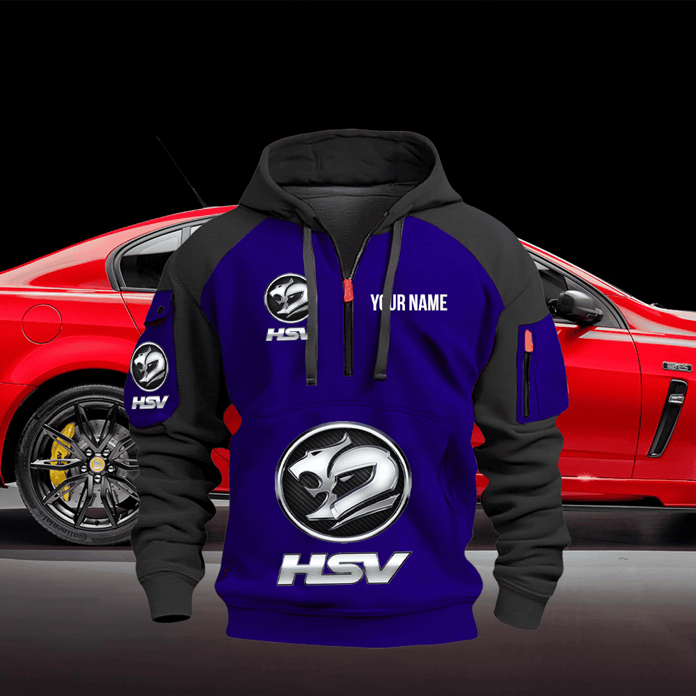 HSV Custom Name Quarter Zipper Hoodie