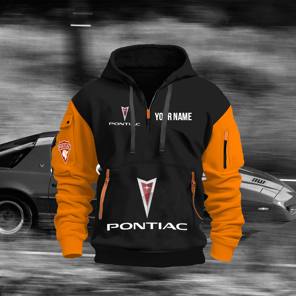 PT Custom Print Name Quarter Zipper Hoodie