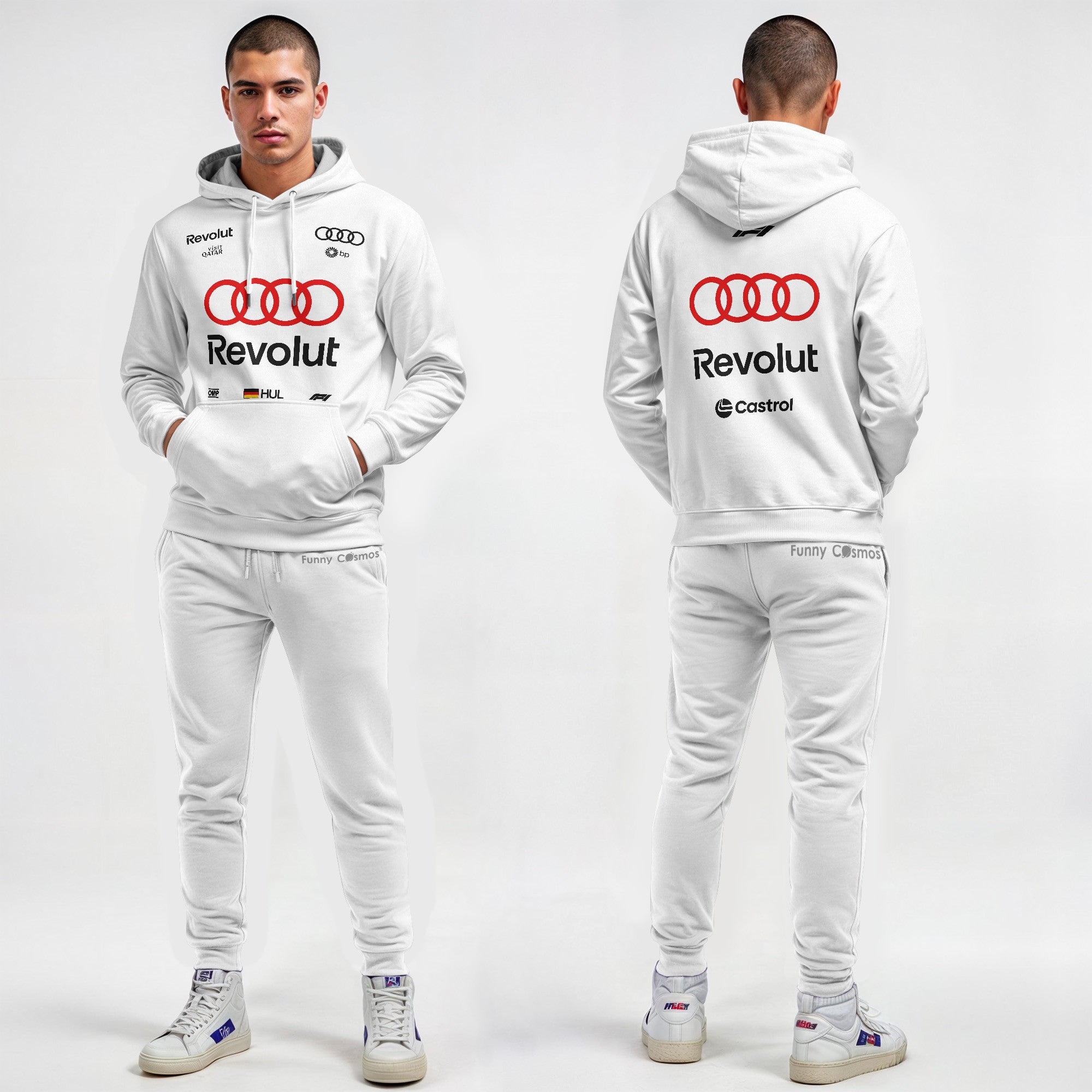 Audi Revolut F1 Team R26 - White Edition Costume Racing Suit