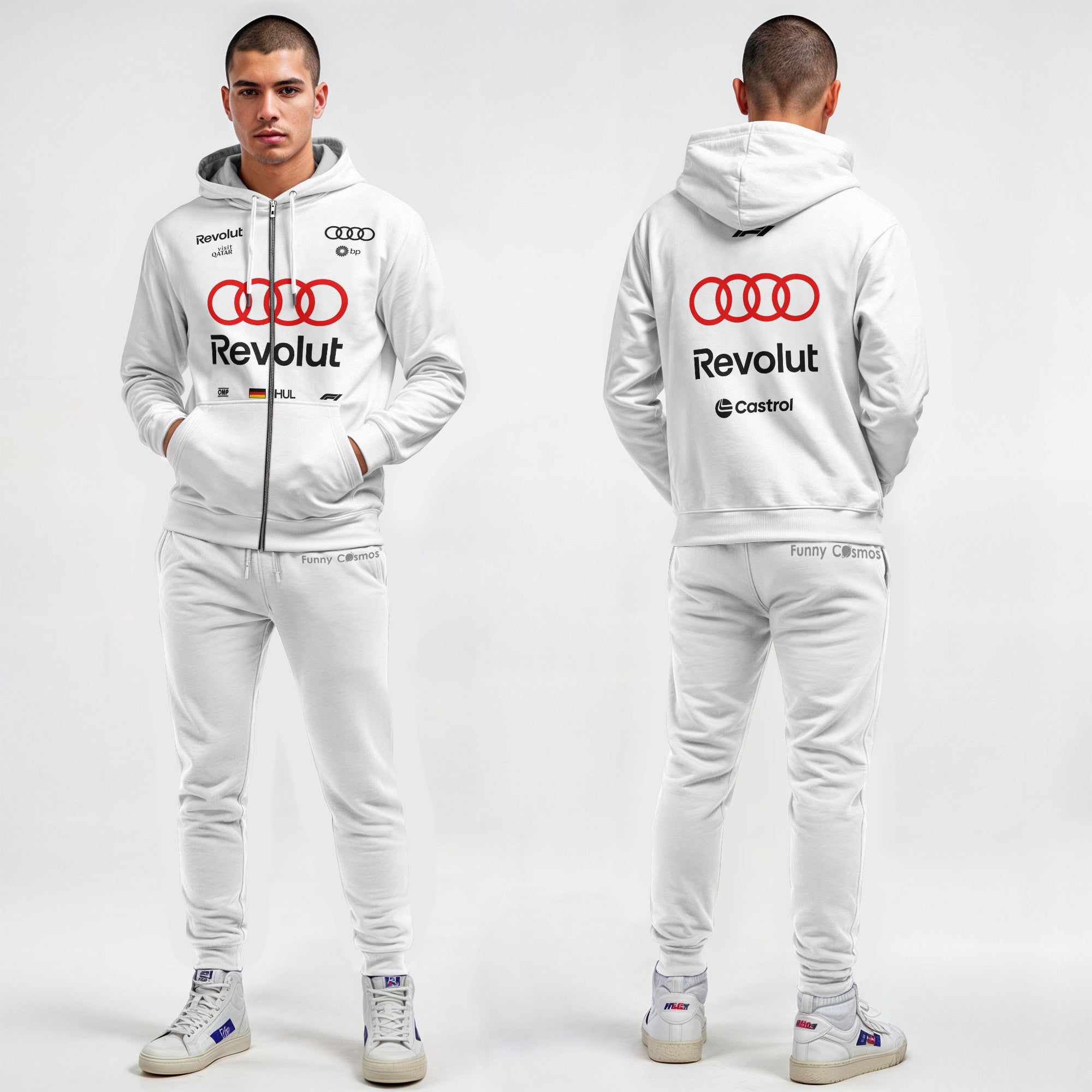 Audi Revolut F1 Team R26 - White Edition Costume Racing Suit