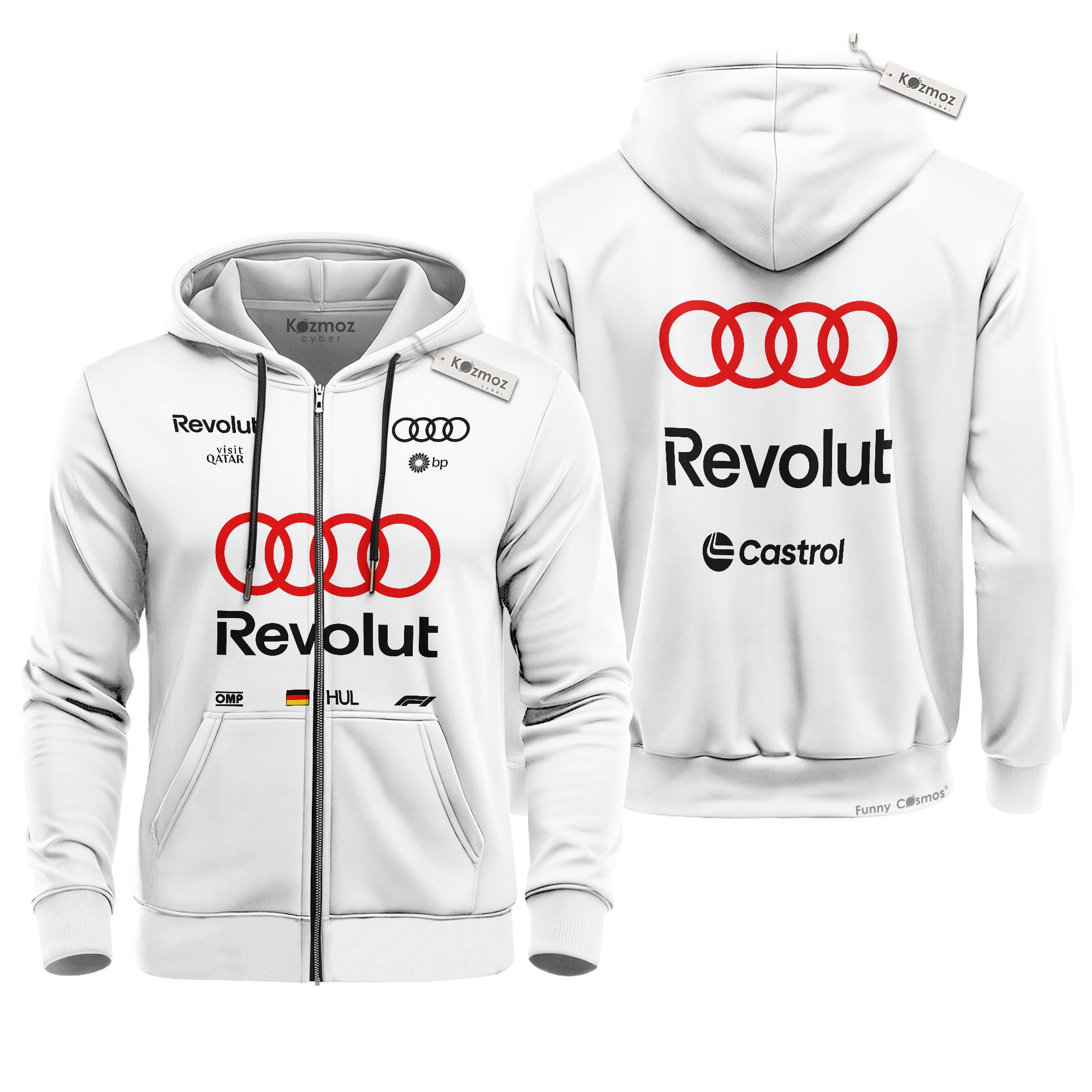 Audi Revolut F1 Team R26 - White Edition Costume Racing Suit