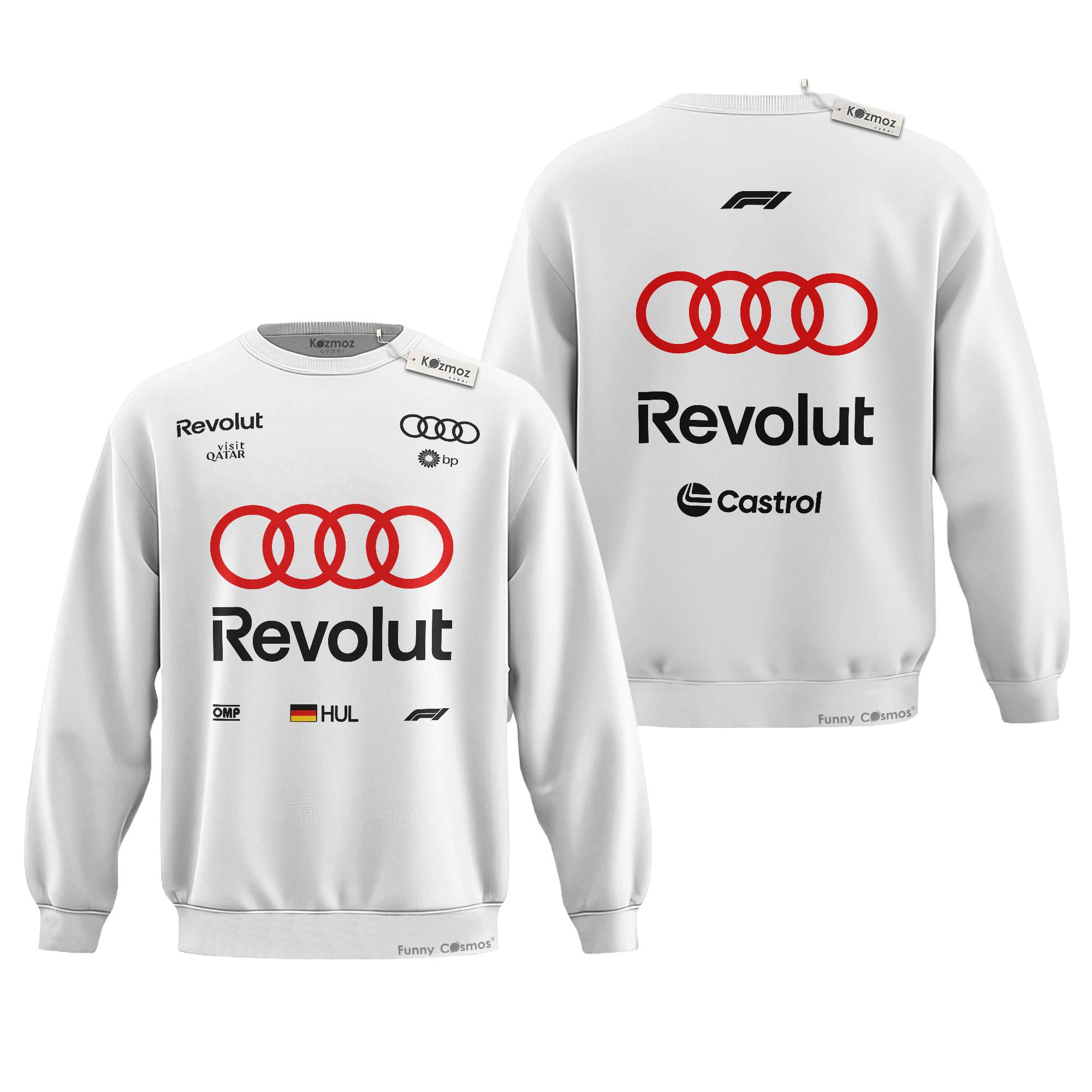 Audi Revolut F1 Team R26 - White Edition Costume Racing Suit