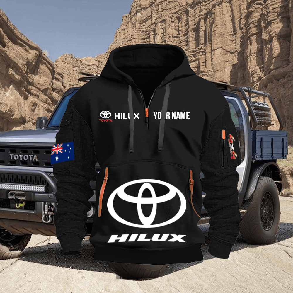 HL Custom Name Quarter Zipper Hoodie