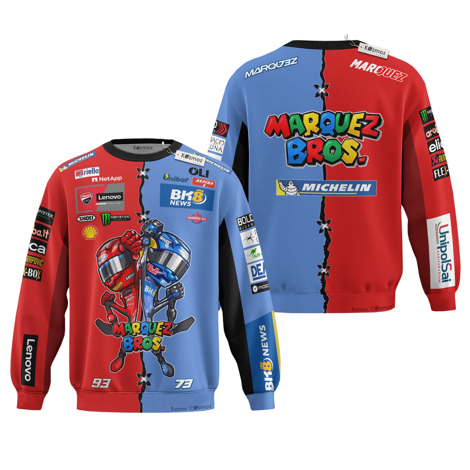 Ducati x Gresini – Marquez Bros MotoGP Collab Edition Costume Racing Suit