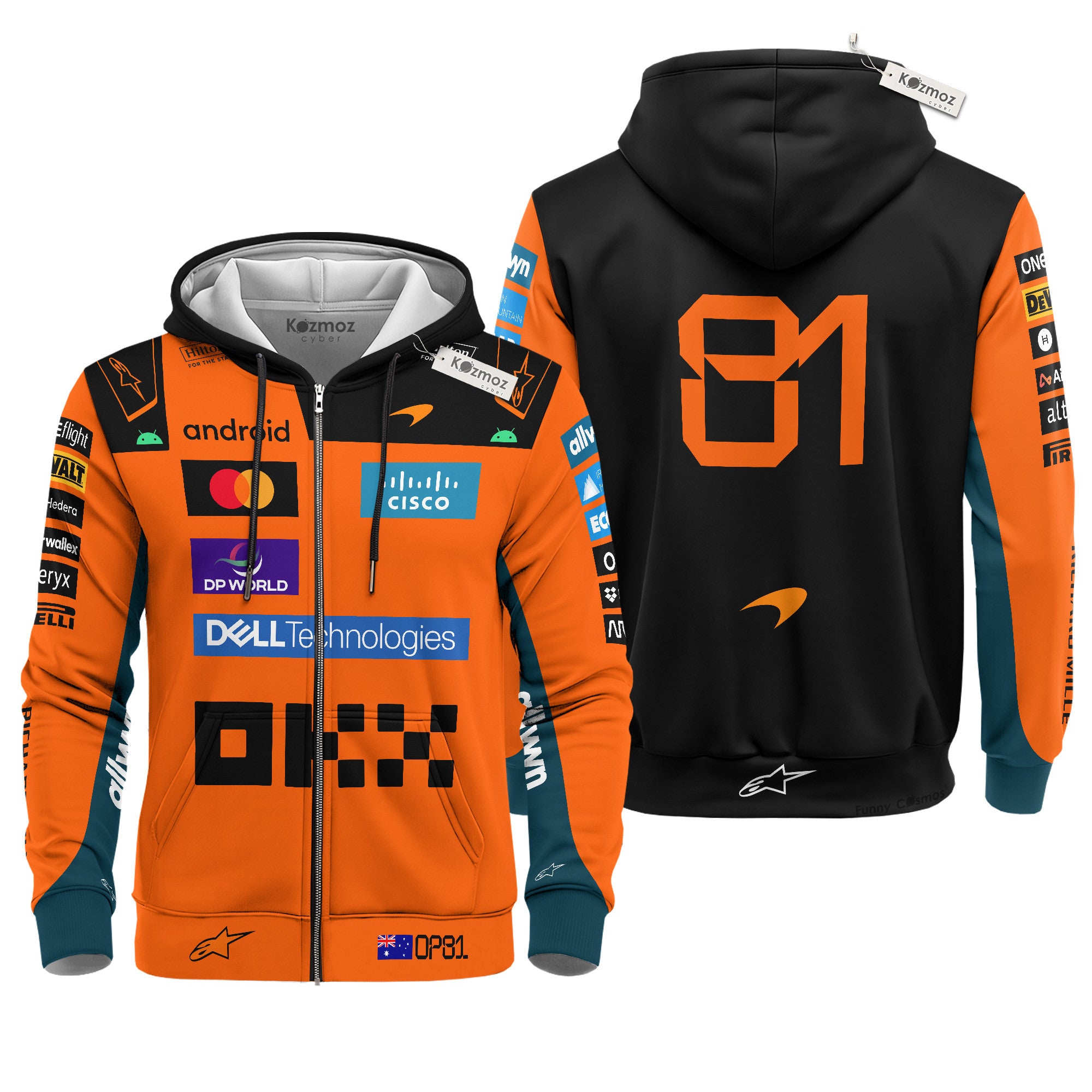 Oscar Piastri 2026 McLaren Team F1 Costume Racing Suit