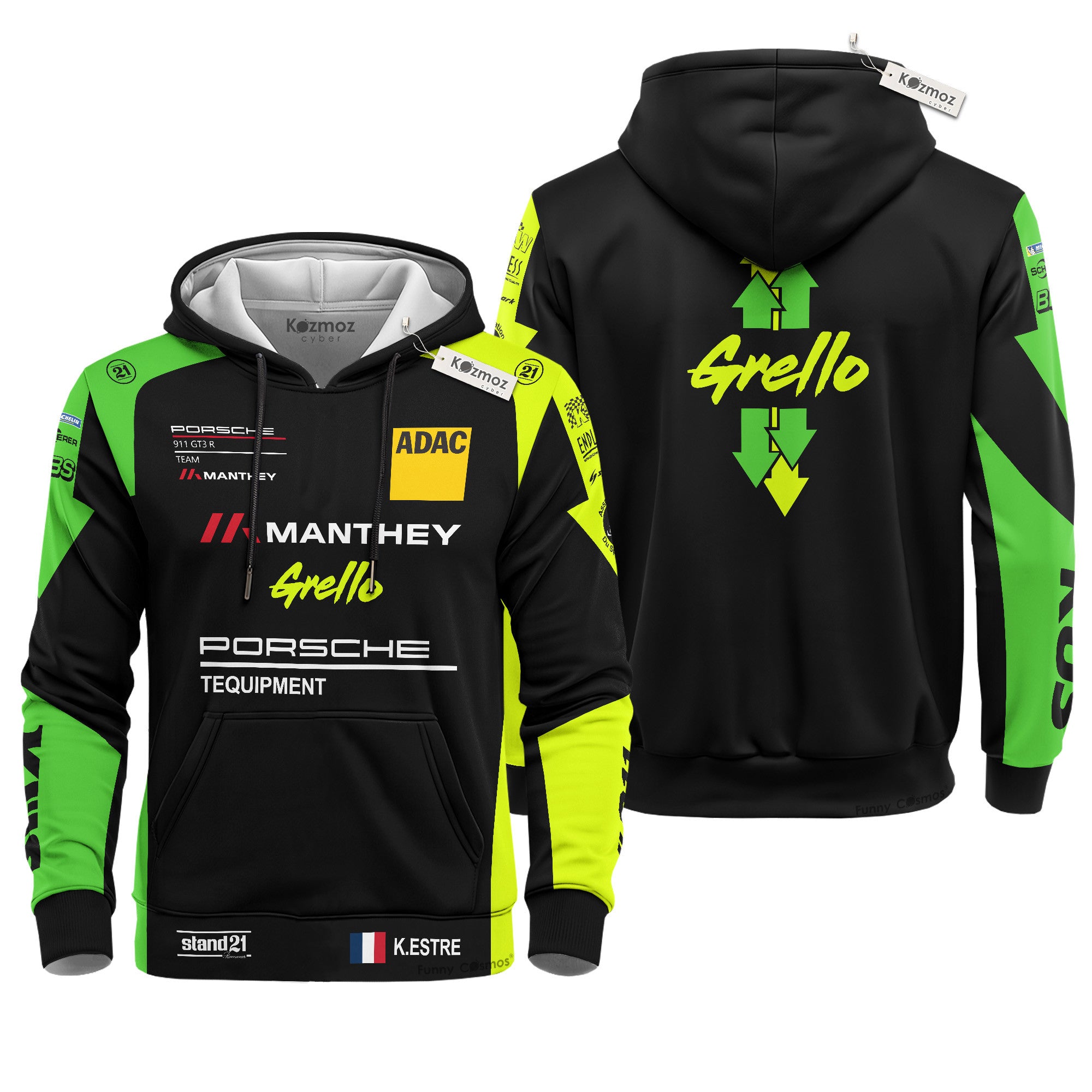 Kevin Estre Porsche 911 GT3 R Nurburgring 24h Costume Racing Suit