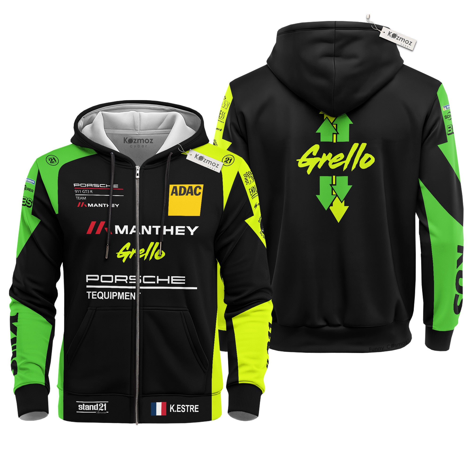Kevin Estre Porsche 911 GT3 R Nurburgring 24h Costume Racing Suit