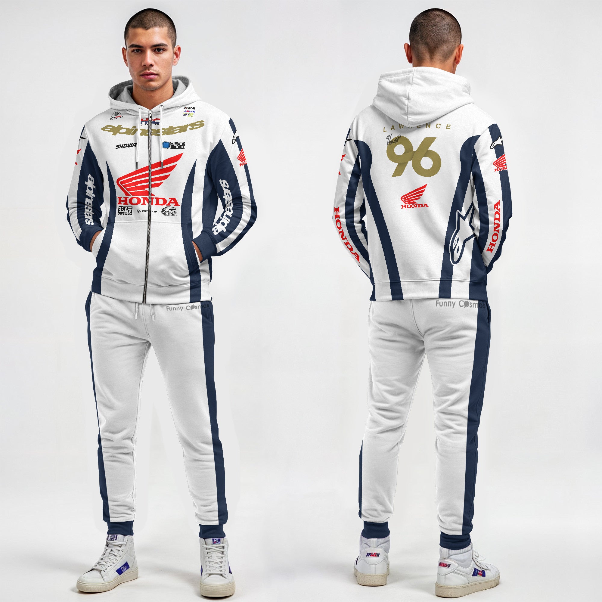Hunter Lawrence Honda HRC AMA Supercross 2024 Costume Racing Suit
